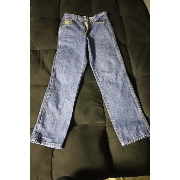 Cinch Green Label Tapered Leg Jeans Men 27x30 Blue Denim Relaxed Dark Stone Wash